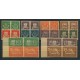 ALEMANIA ESTAMPILLA SEGUNDA GUERRA MUNDIAL OCUPACION ALIADA ZONA SOVIETICA DE SEGUNDA GUERRA MUNDIAL SERIE COMPLETA NUEVA CON GOMA ZONA RUSA CORREO DE LUBBENAU RARA EN PAREJAS SIN DENTAR